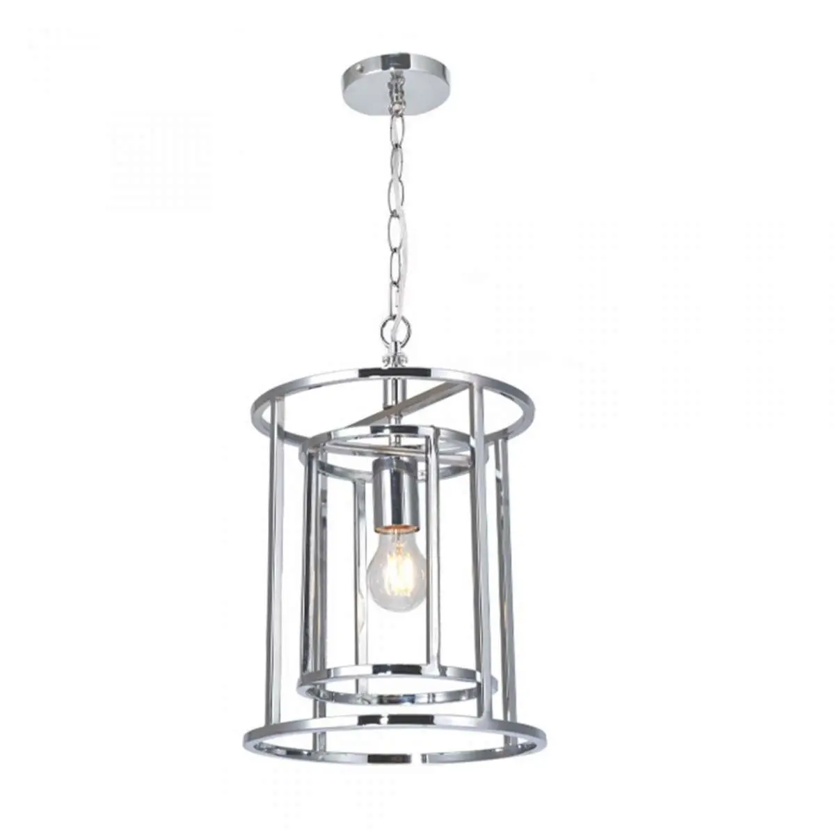Magnalux CHE01CH Chester Lantern 1 Light Pendant Polished