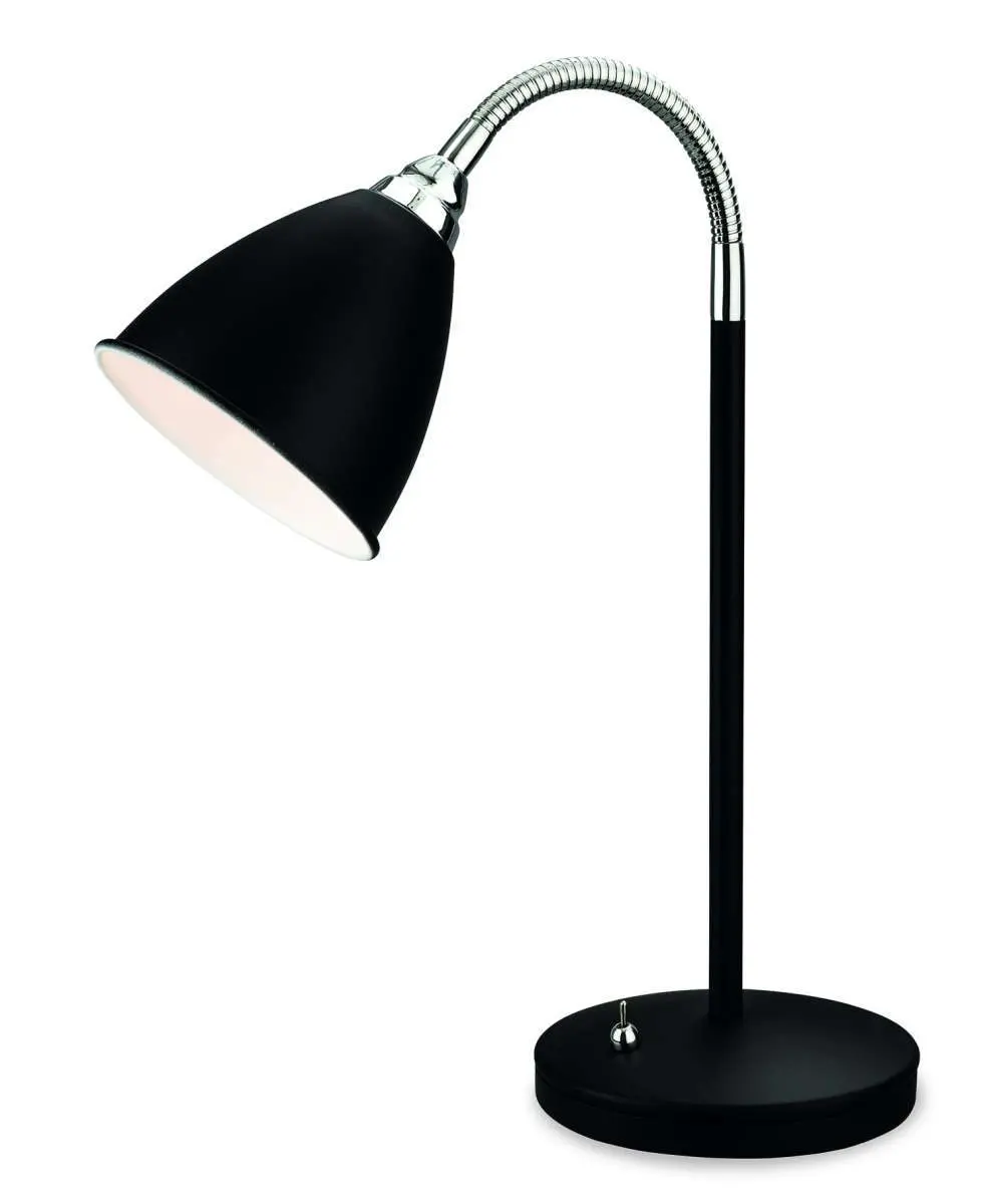 Bari Desk Table Lamp in Black Finish