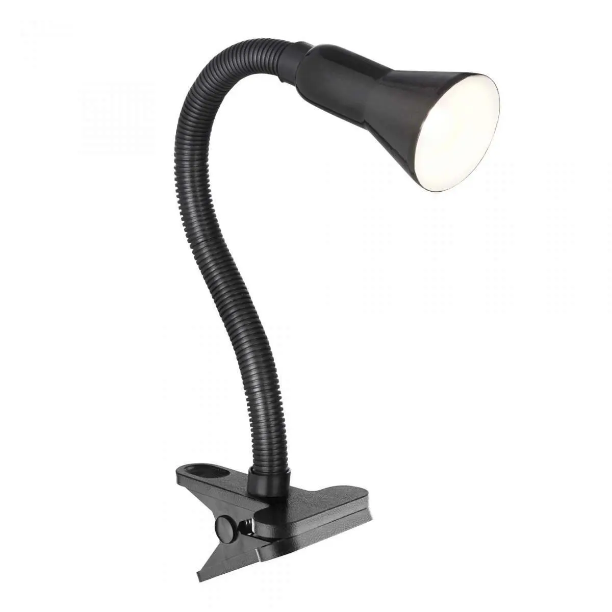 Desk Partners Black Flex Clip Task Lamp